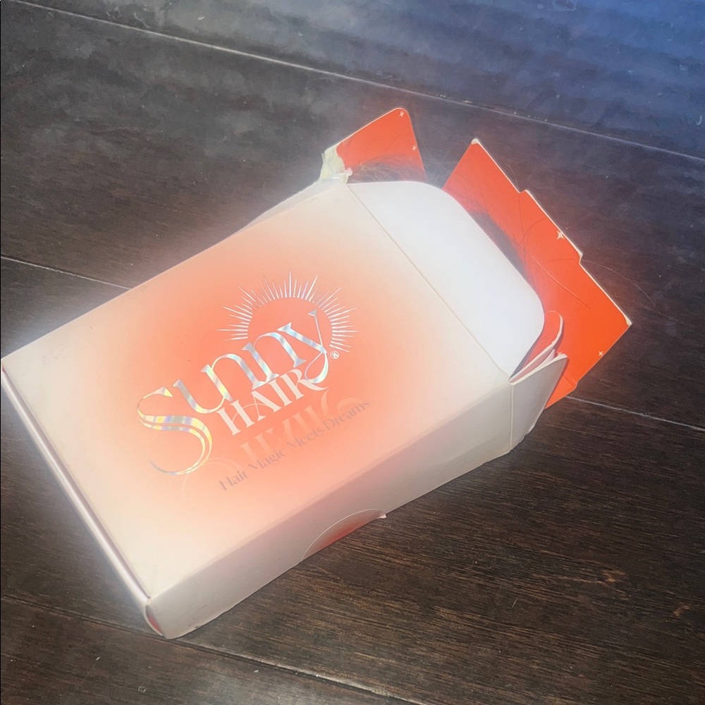 Sunny Real remy Hair Extensions human clip in 7 pc 20-22” chestnut brown weft 70